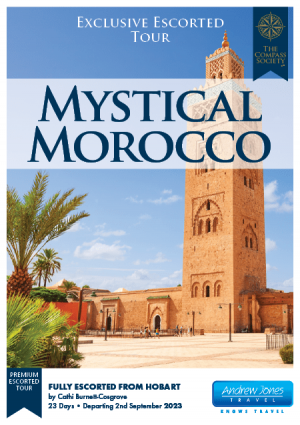 Mystical Morocco 2023 brochure cover