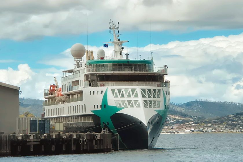 Inaugural voyage of the Douglas Mawson